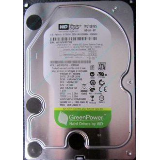 Б/У жёсткий диск 1Tb Western Digital WD10EVVS Green (WD AV-GP 1000 GB) 5400 rpm SATA (Ачинск)