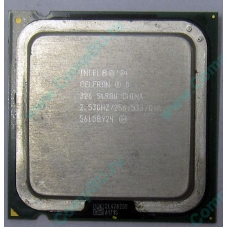 Процессор Intel Celeron D 326 (2.53GHz /256kb /533MHz) SL98U s.775 (Ачинск)