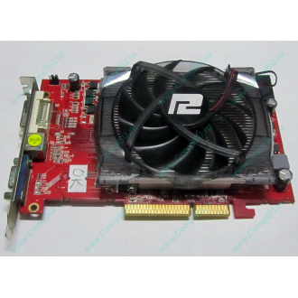 Б/У видеокарта 1Gb ATI Radeon HD4670 AGP PowerColor R73KG 1GBK3-P (Ачинск)