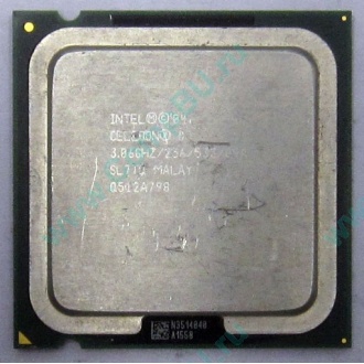 Процессор Intel Celeron D 345J (3.06GHz /256kb /533MHz) SL7TQ s.775 (Ачинск)